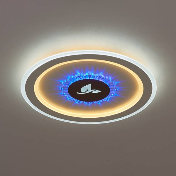 Round Acrylic Simple LED Flush Mount Light - Image 16