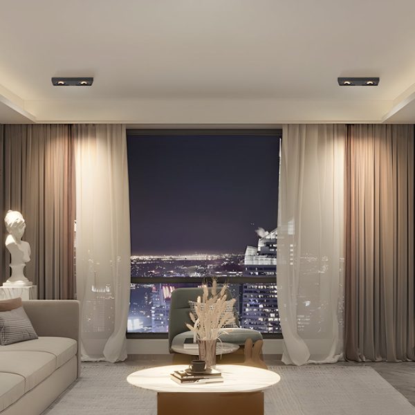Square LED Anti-Glare Flush Mount Ceiling Light - Image 11