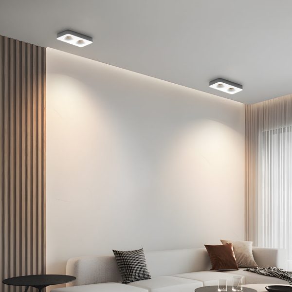 Square LED Anti-Glare Flush Mount Ceiling Light - Image 8