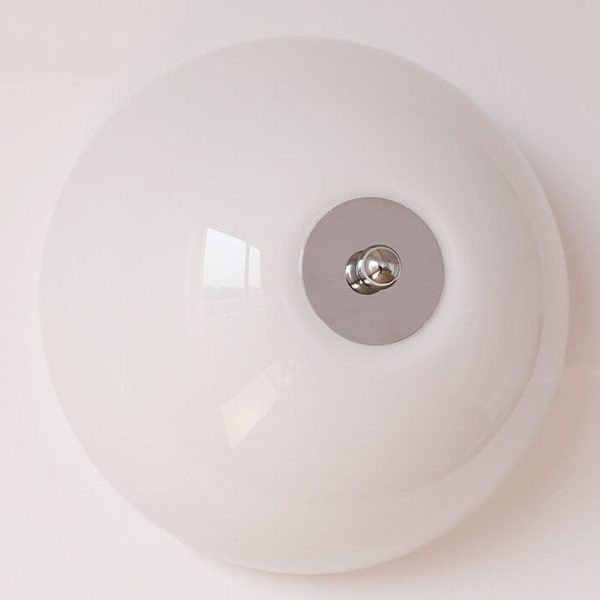 Nordic Minimalist Iron Round Glass Shade 4-Light Flush Mount Ceiling Light - Image 21