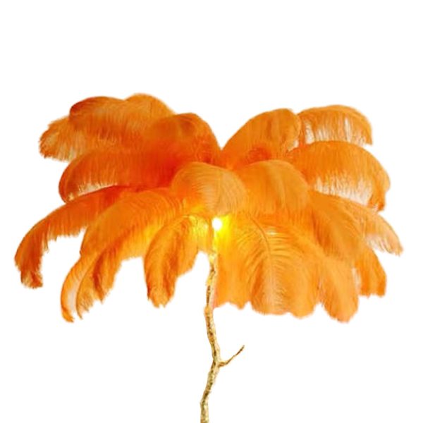 O'Moore Nordic Luxury Unique Ostrich Feather Floor Lamp/Table Lamp - Image 32