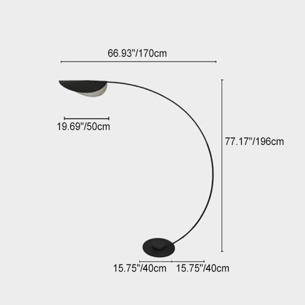 Italian Minimalist Fishing Rod Wicker Iron 1-Light Standing Floor Lamp - Image 4
