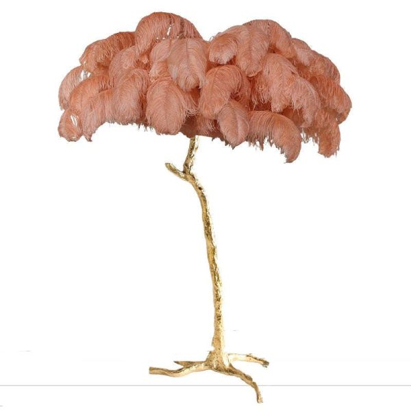 O'Moore Nordic Luxury Unique Ostrich Feather Floor Lamp/Table Lamp - Image 25