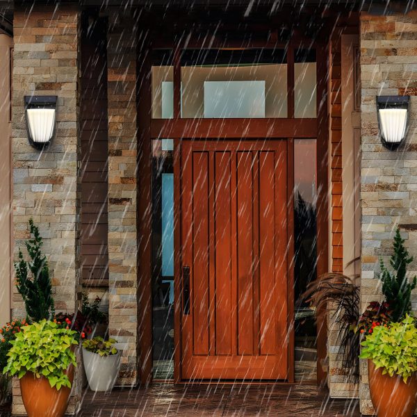 2PCS Outdoor 10 LED Solar Fence Lights Waterproof - Image 3
