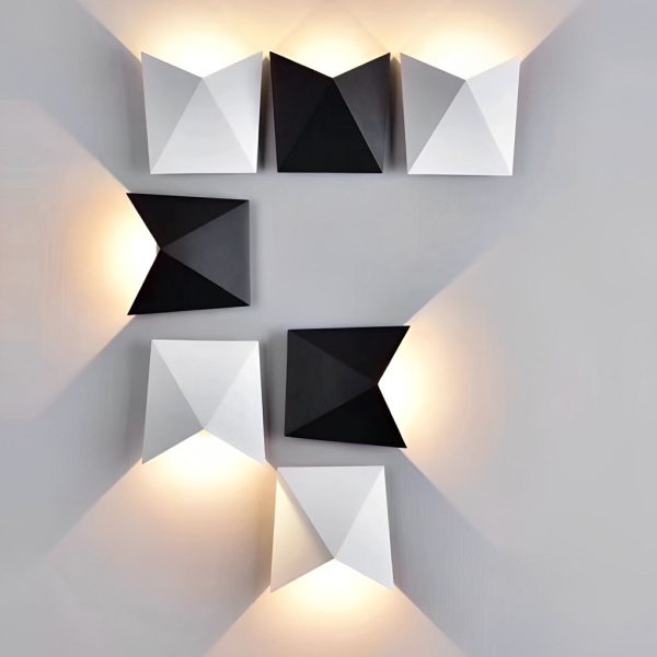 Creative Geometric LED 5W Waterproof Aluminum Modern Wall Sconces - Image 5