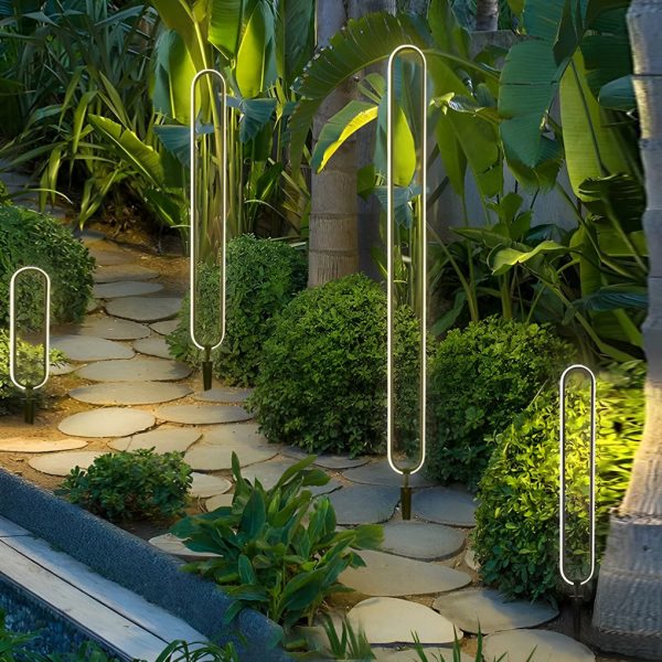 Waterproof Long Strip Aluminum LED Black Modern Solar Pathway Lights - Image 6