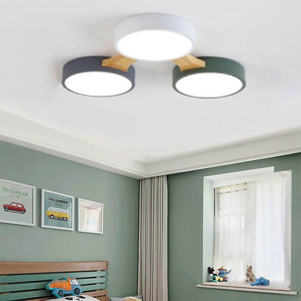 Modern Macaron Circle 3/4/5/8 Light LED Flush Mount Ceiling Light - Image 20