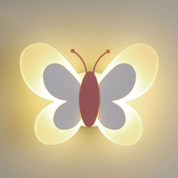 Creative Butterfly Acrylic 1-Light LED Wall Sconce Lamp - Image 13