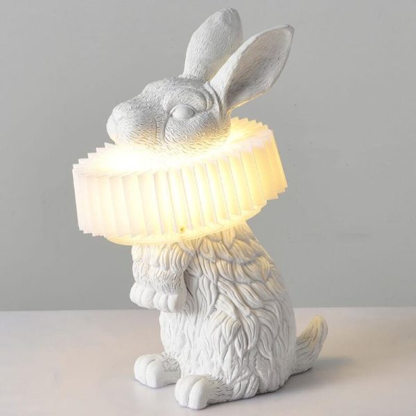 Modern Creative Resin Rabbit LED 1-Light Table Lamp - Image 14
