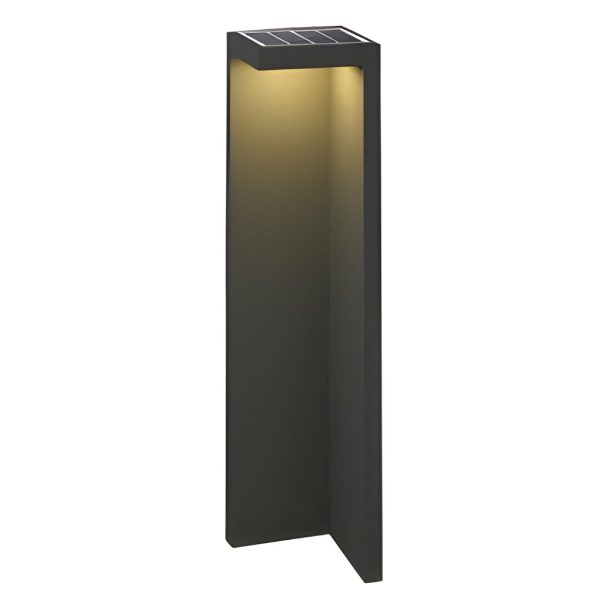 Half-Cut Rectangular Fixture Modern Outdoor Path Light in Gray, LED 4.5W, IP54 Waterproof - Image 11