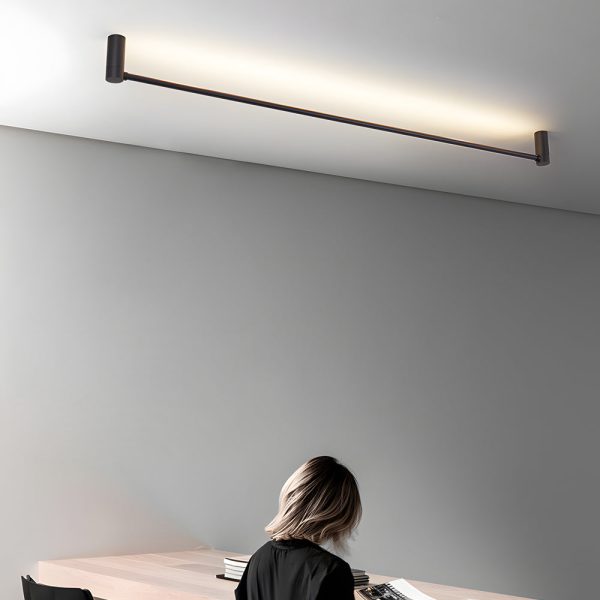 Modern Black LED Linear Ceiling Lights - L 23.6''/35.5''/47.2' - Image 3