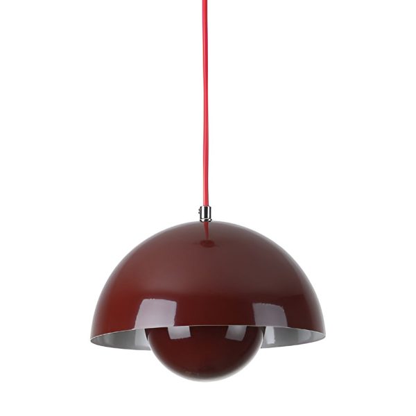 1-Light Metal Mushroom Nordic Flowerpot Pendant Light - Image 11