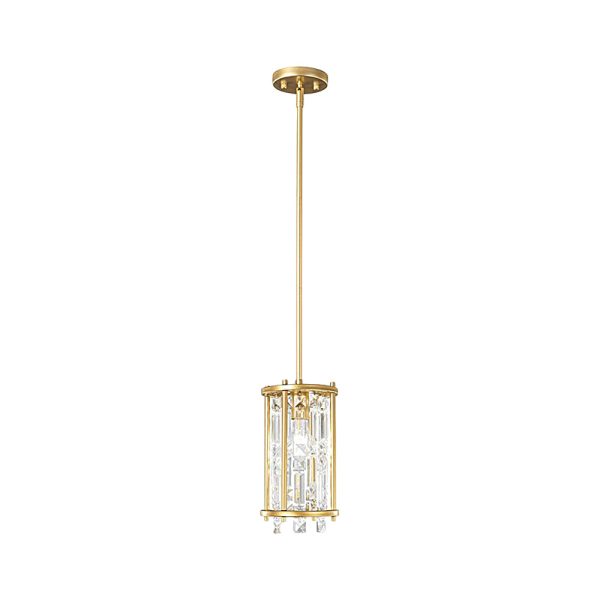 Round Square Iron Frame Crystal Shade Luxury Modern Chandelier Ceiling Lights - Image 11