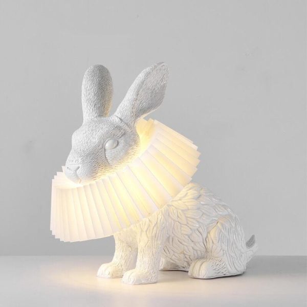 Modern Creative Resin Rabbit LED 1-Light Table Lamp - Image 15