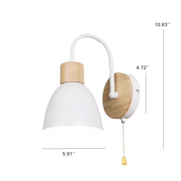 Nordic Macaron 1-Light Zipper Switch Wall Light - Image 7