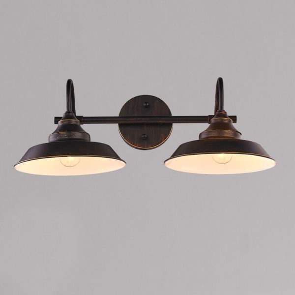 Industrial Vintage Old Iron Barn 1/2/3 Light Wall Sconce Lamp - Image 9
