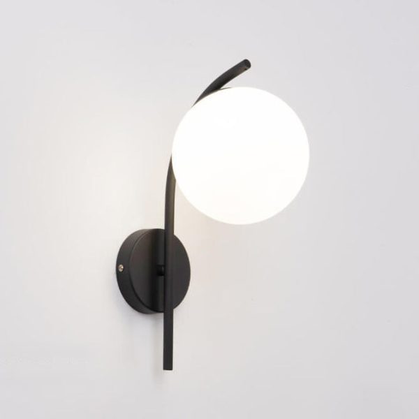 Nordic Arc Glass Globe 1-Light  Wall Sconce Lamp - Image 13
