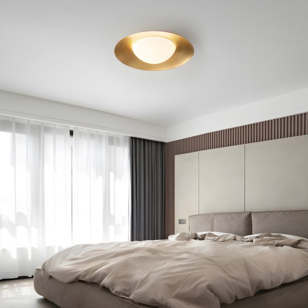 1-Light Round LED Flush Mount Ceiling Light - Image 2