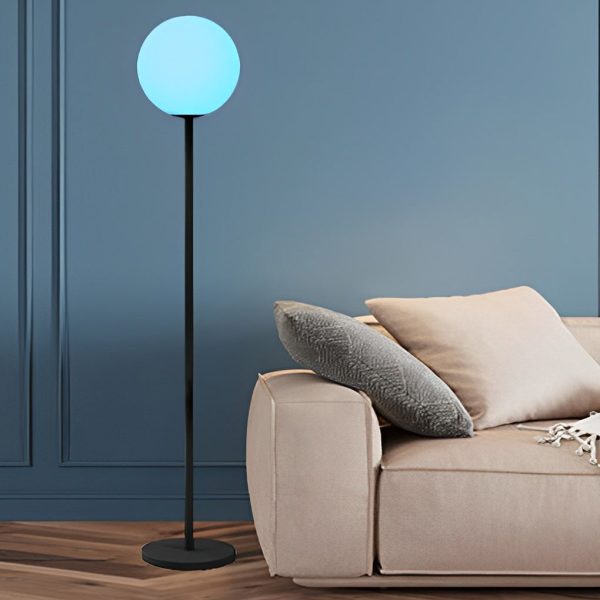 App Control RGB 16-Color LED Globe Floor Lamp - Image 4