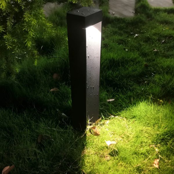 Modern 5W LED Black Outdoor Lawn Light with Open Front & Energy-Efficient - Image 4