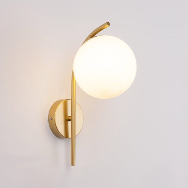 Nordic Arc Glass Globe 1-Light  Wall Sconce Lamp - Image 14