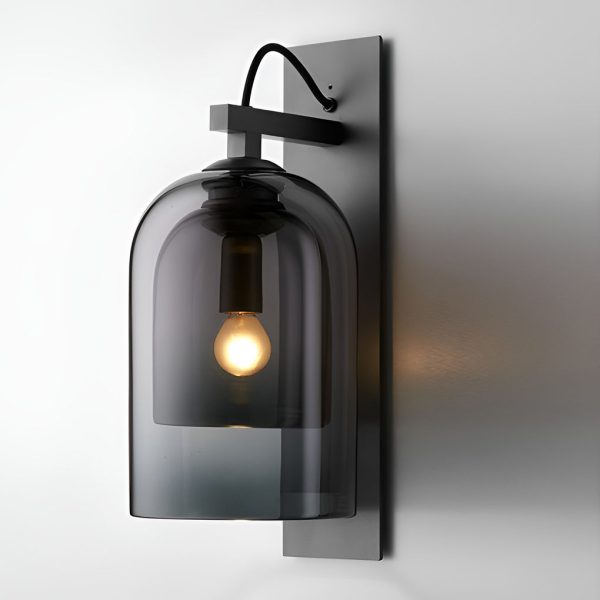 Minimalist Glass Iron Nordic Plug in Wall Lamp Wall Sconce Lighting - Image 5