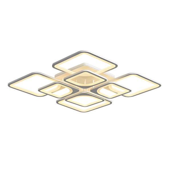 Square Creative Stepless Dimming with Remote Modern Ceiling Light Fixture - Image 9