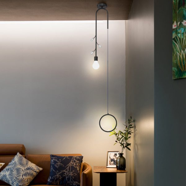 Personality Creative Crystal Branches 3 Step Dimming Modern Pendant Lights - Image 3