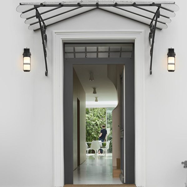 Country Retro Waterproof Black American-style Wall Lamp Exterior Lights - Image 4