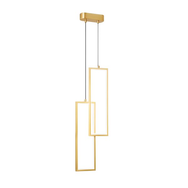 Mini Rectangular Three Step Dimming LED Minimalist Small Pendant Light - Image 8