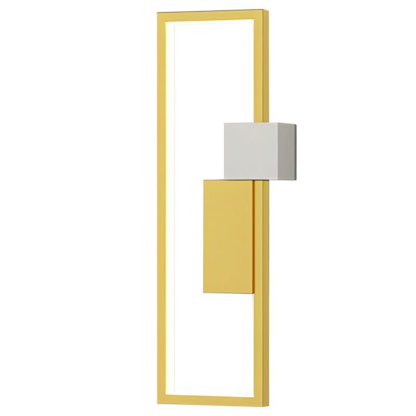 Rectangular Three-color Light LED Nordic Wall Light Fixture Wall Lamp - Image 10