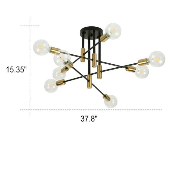 Nordic Minimalist Iron 4/6/8-Light Island Light Chandelier - Image 17