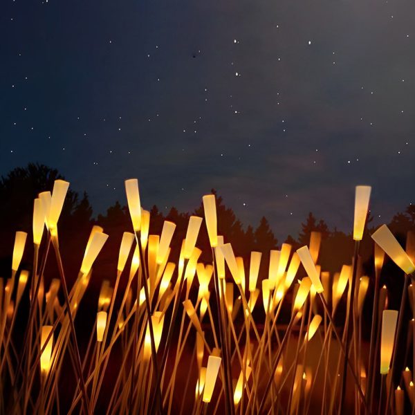 10pcs Reeds Acrylic Frosted Stick Waterproof Outdoor Lights Lawn Lamp - Image 2