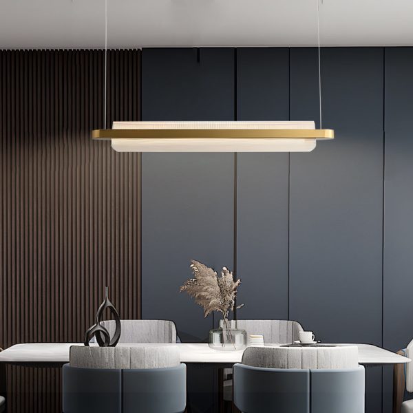 Modern Nami Linear Suspension Lamp Elegant Acrylic Island Light - Image 3