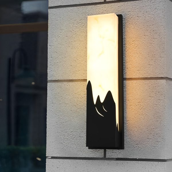 Rectangular Creative Scenery Waterproof LED Black Retro Sconces Lighting - Image 2