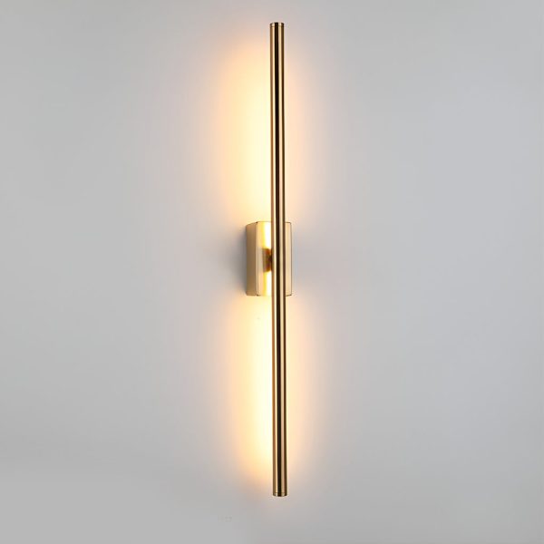Electroplated Metal Strip LED Modern Wall Sconce Lighting Wall Lamp - Image 9
