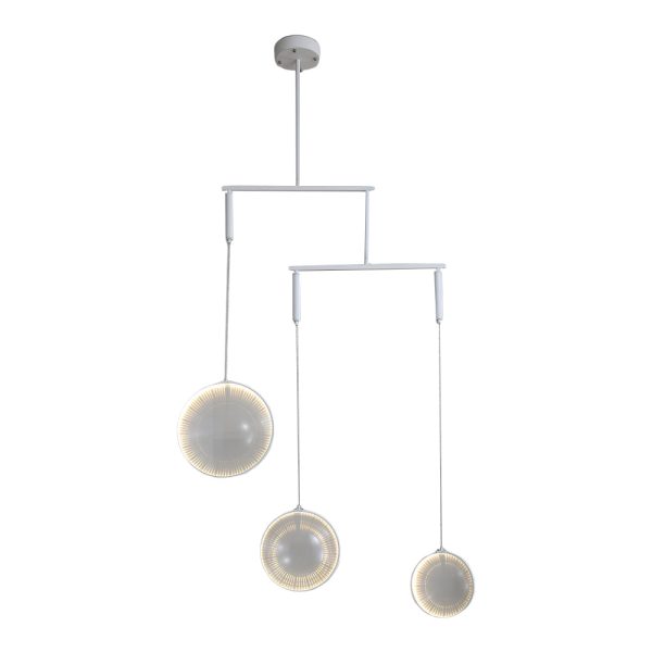 3/6/9-Light White Focus LED Chandelier - Image 8