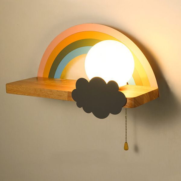 Nordic Cartoon Rainbow 1-Light  Wall Sconce Lamp - Image 13