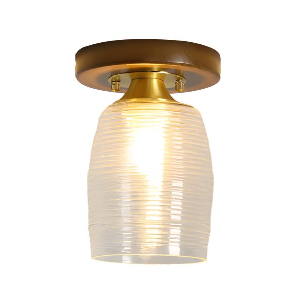 Square Iron Frame American Country Style Ceiling Light Fixture - Image 22