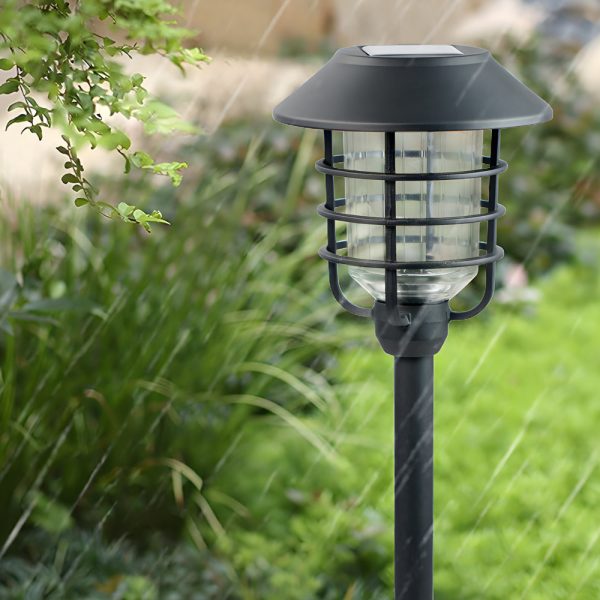 22.8-in Black Mini Torch Solar Pathway Lights Outdoor Lawn LED Lights - Image 3