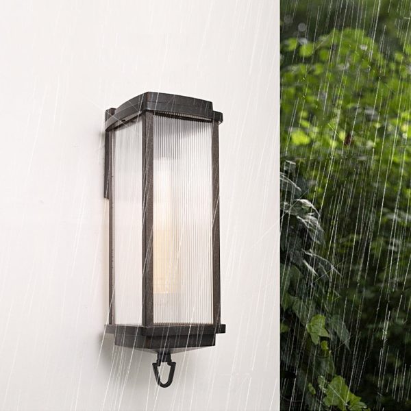 1 Head 19.7-inch Outdoor Wall Lantern Sconce - Image 3