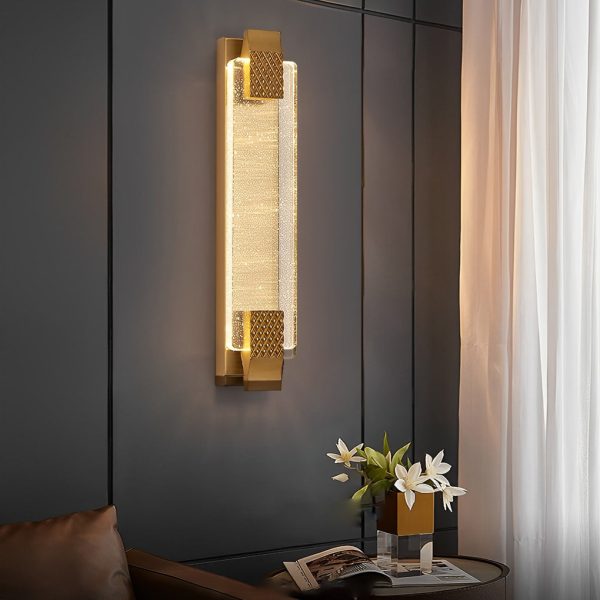 Crystal Bubbles Strip Three Step Dimming Post-Modern LED Wall Light Fixture - Image 4