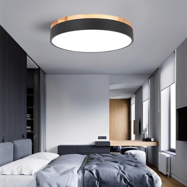 12" Circular LED Modern Ceiling Lights Flush Mount Lighting Ceiling Lamp - Image 3