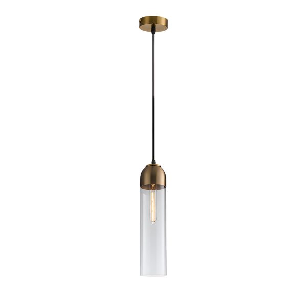 Simple Long Tube Glass Bottle Nordic Simple Small Chandelier Pendant Lights - Image 10