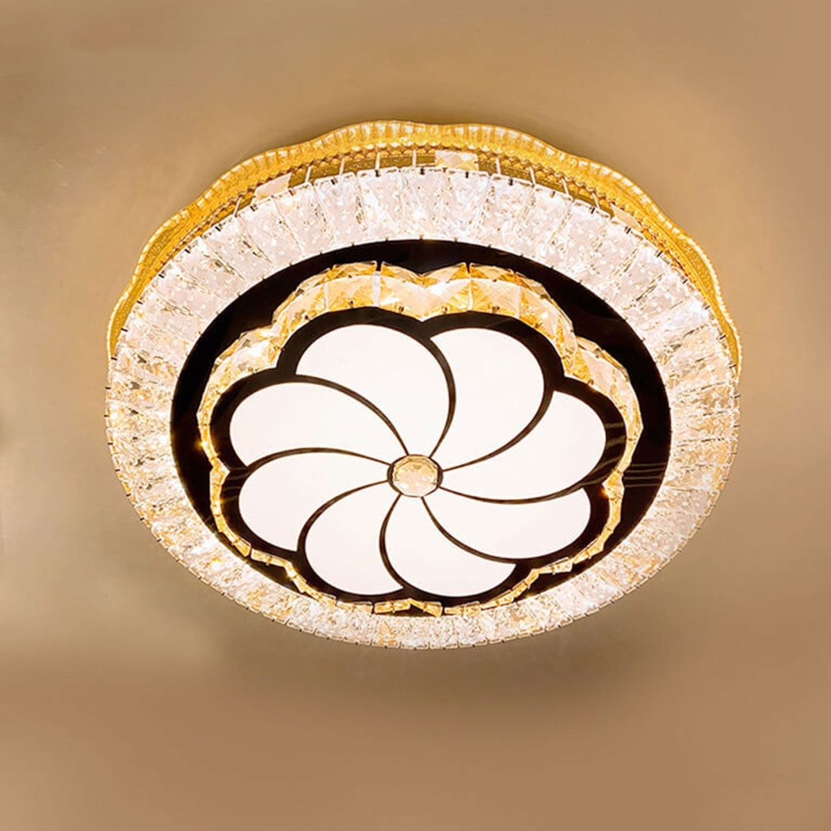 Nordic Light Luxury Round Design Multi-Style LED Flush Mount Light - Image 13