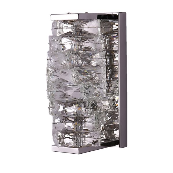 Creative Crystal Three Step Dimming Light LED Modern Wall Sconce Lighting Wall Lamp - Image 11