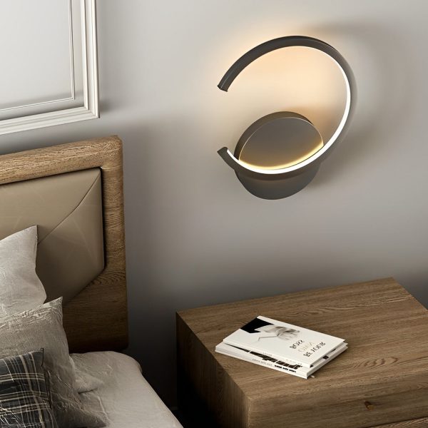 Creative Round Stepless Dimming LED Nordic Wall Lamp Sconces Lighting - Image 6