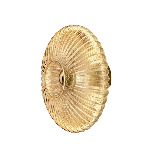 Round Striped Glass LED Post-Modern Wall Lights Fixture Wall Sconce Lighting - Image 6