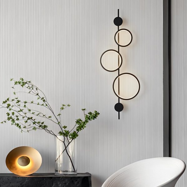 Circles Strips Creative LED Modern Decorative Wall Sconces Lighting - Image 3