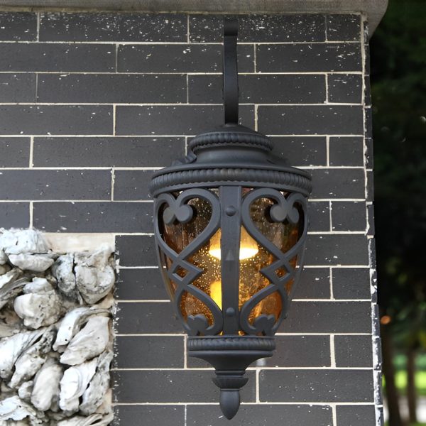 Retro Die-Casting Aluminum Waterproof American Outdoor Wall Light Fixture - Image 2